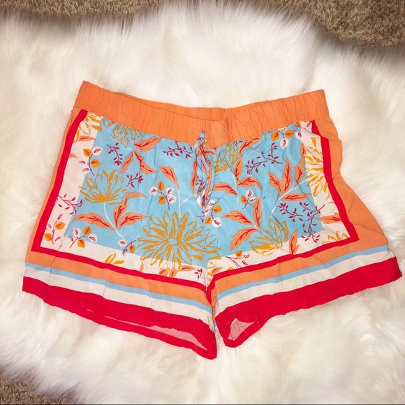 Gypsies & Moondust Pants - Gypsies & Moondust | Vibrant Print Shorts | L